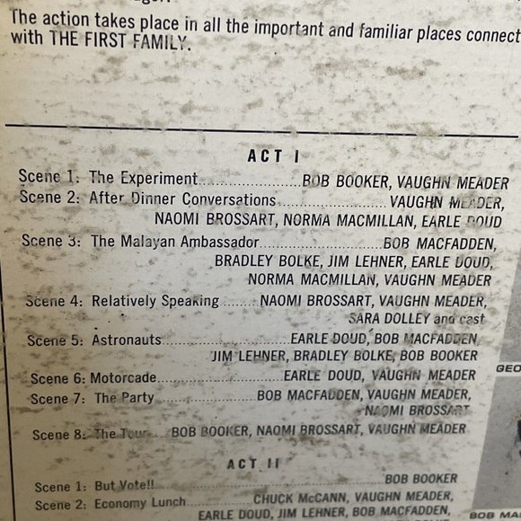 Bob Booker And Earle Doud The First Family (Vinyl, 1962) Cadence CLP 3060 Good+ - Picture 4 of 12